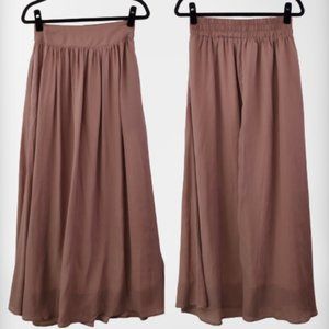 Verona high waist flowy maxi skirt NWT